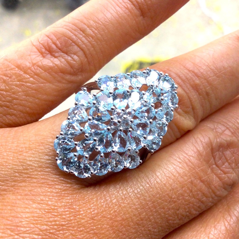 Genuine Gemstone Sky Blue Topaz